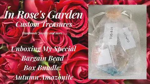 Unboxing My Bead Box Bargains Special Bundle, Autumn Amazonite