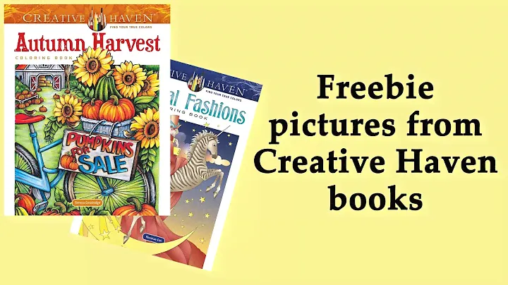 Freebie: Autumn Harvest by T.Goodridge and other Creative Haven #coloring books #adultcoloring