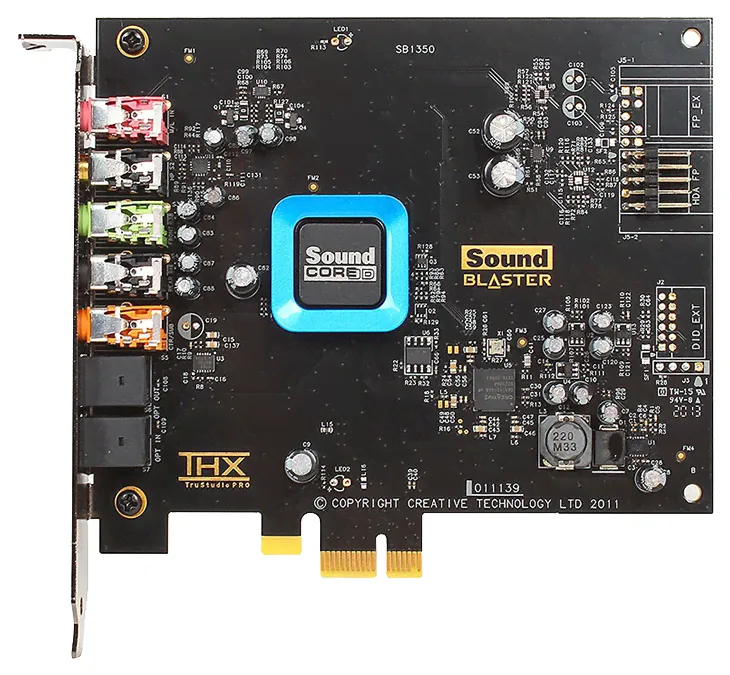 Звуковая карта Creative Sound Blaster SB1350 Recon3D, Sound Blaster PCIe-0