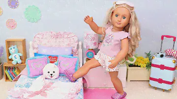Doll new bedroom! 25 min Play Toys creative ideas