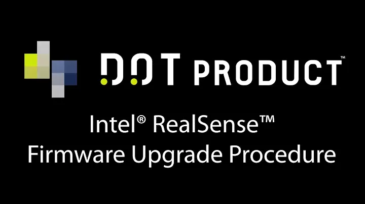 Tutorial: Intel® RealSense™ Firmware Update Procedure