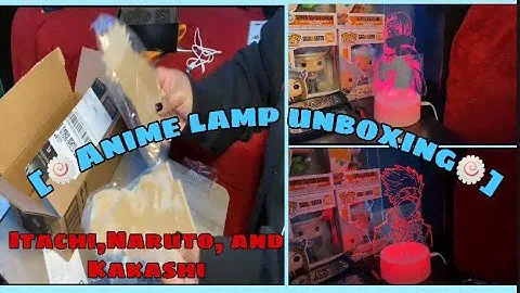 Unboxing Naruto 3D Lamps!!
