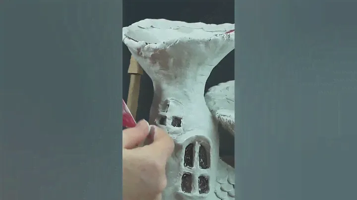 ❣DIY Mushroom House Using Plastic Bottles And Cardboard❣  #diy #craft #art #carboard #clay