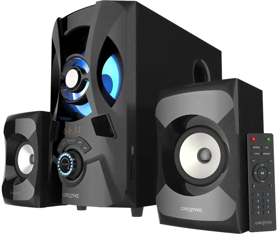 Колонки 2.1 (две колонки + сабвуфер) Creative SBS E2900 Черный-0