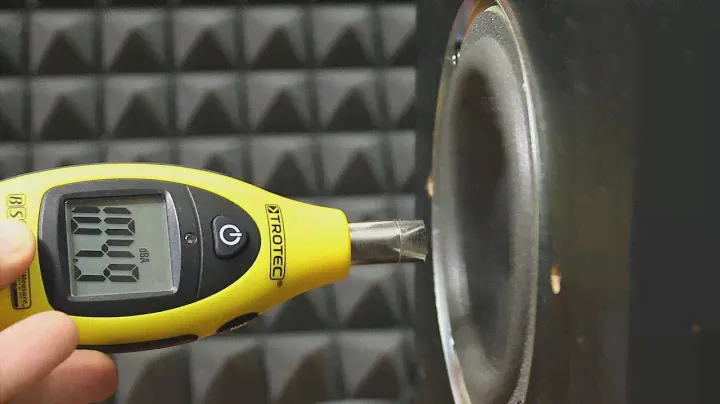Creative Inspire t6100 speaker sound/bass dB test
