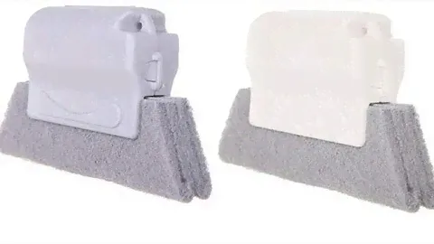 Creative window groove cleaning brush
