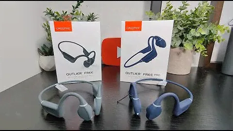 Creative Outlier Free and  Outlier Free Pro bone conduction headphones - First Look #creative