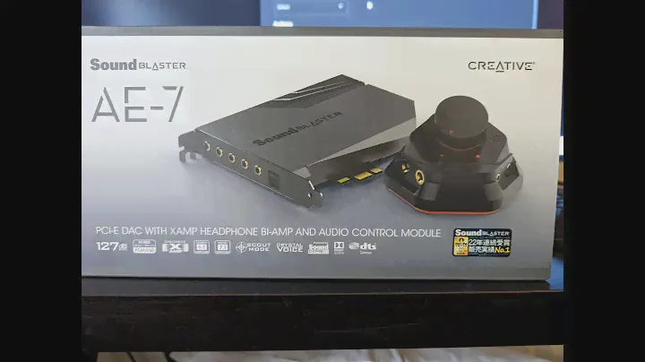 Sound Blaster AE-7 Unboxing || 2023