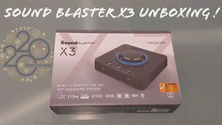 Creative Sound Blaster X3 — Распаковка! كرت صوت خارجي- كريتڤ