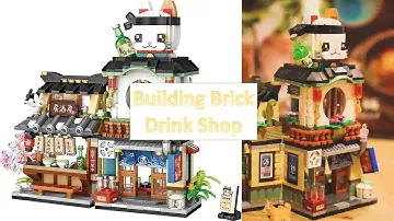 Build Japanese Street View Izakaya Drink Shop with me! - Speed Build