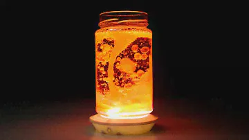 Making Lava Lamp using a fizzy tablet