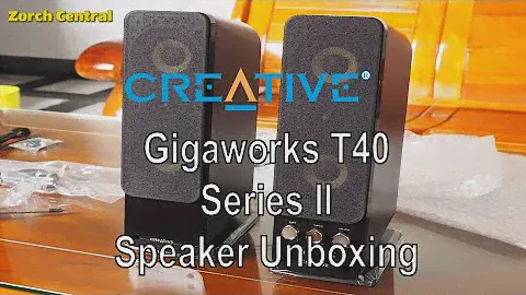 A Quick Creative Gigaworks T40 Series II Unboxing