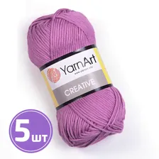 Пряжа YarnArt Creative (246), светлая орхидея, 5 шт. по 50 г, Creative_246