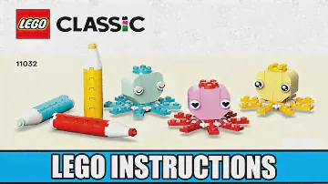 LEGO Instructions | Classic | 11032 | Creative Color Fun (Book 1)