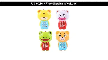 [FREE SHIPPING] New Creative Cartoon Music Phone Baby Toys Mobile Phone Educational Learning Electr