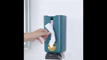 Wall mounted+Tissue+Box+Creative+Garbage+Bag+Pumping+Paper