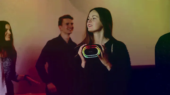 Get the party started with the Creative HALO Bluetooth speaker with RGB lightshow