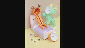 CalmGeek Mini Night Light Dog Deer Dinosaur, Cartoon DIY Cute Night Lamp