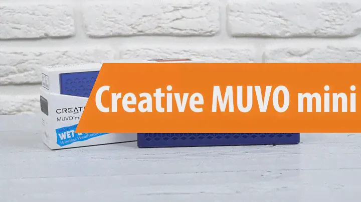 Распаковка Creative MUVO mini / Unboxing Creative MUVO mini