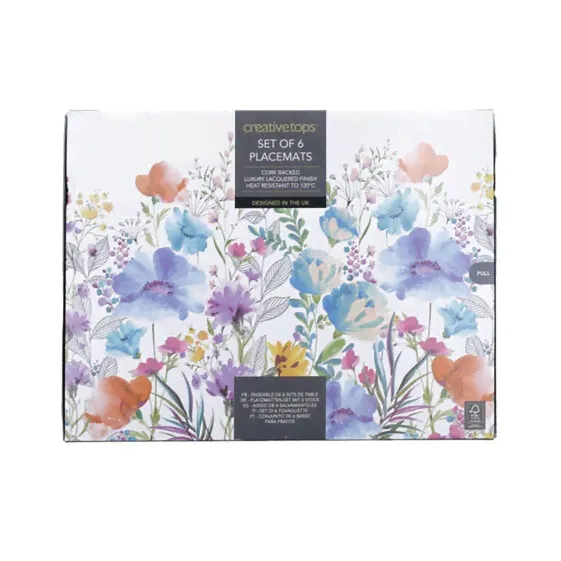 CREATIVE TOPS C000337 Pack Of 4 Placemats 6 Units