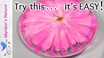 174] EASY Resin Flower Coaster Art 🌸 NO Perfection or Piping Bag Needed - Beautiful Petri Results