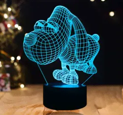 3 D ночник Creative Desk Lamp (Настольная лампа голограмма 3Д, ночник)