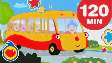 The Wheels on the Bus 🚍 Kids Songs ♫ Plim Plim - The Kindness Hero (120+ Min)