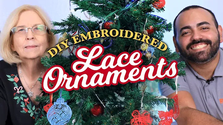 Create Holiday Magic with In-the-Hoop Free Standing Lace Ornaments