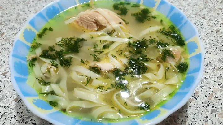 Суп-лапша с курицей по-домашнему , без картофеля (классический рецепт). Вкусный, сытный, обед.