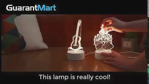 3D Illusion LED Desk Lamp