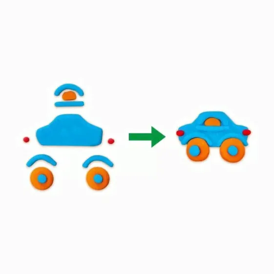 Пластилиновая игра SES Creative Traffic Без глютена