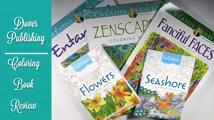 Coloring Book Review: Dover Publishing: Fanciful faces, creative heaven, blissful coloring books