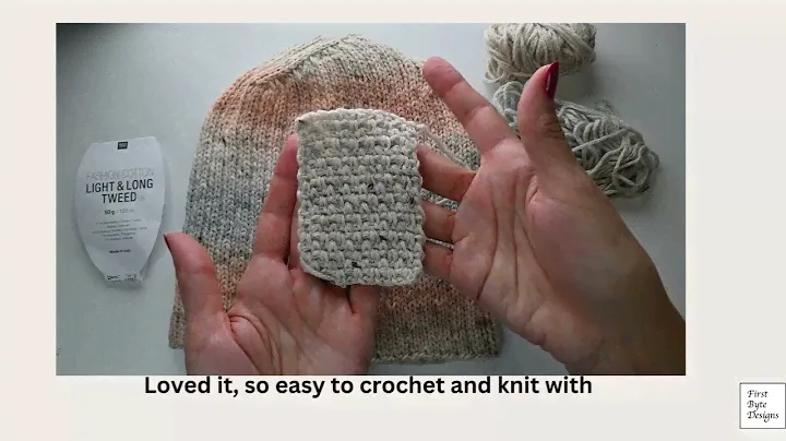 Yarn Review - Warm Weather Yarn - Light and Long tweed rico design