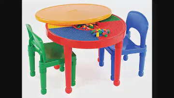 Стол для LEGO 2 в 1, круглый/стіл для LEGO...