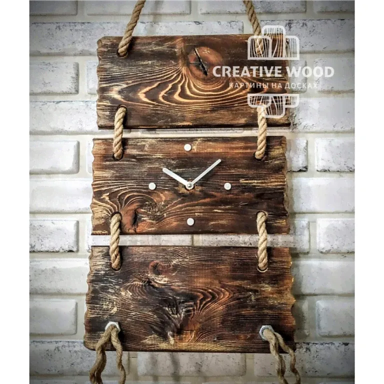 Картины 3, Часы, Creative Wood-0