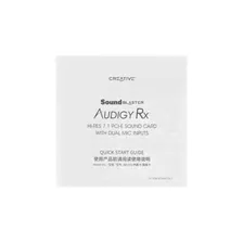 Звуковая карта Creative Sound Blaster Audigy Rx (70SB155000001) в Москве