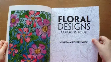 Creative Haven: Floral Designs Colouring Book Flipthrough