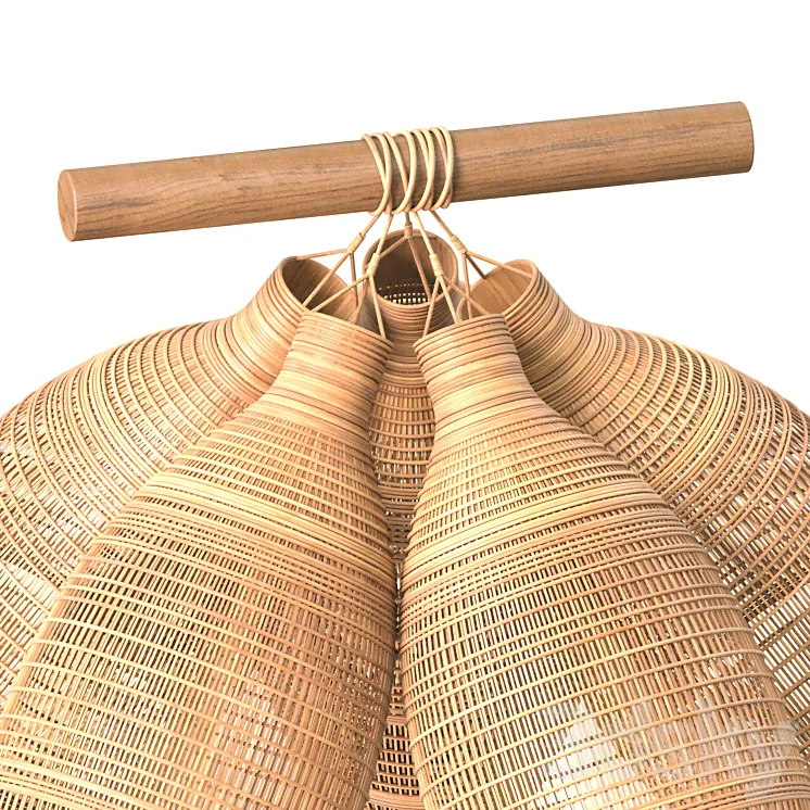 Creative Rattan Decor - Other decorative objects - 3D model-1