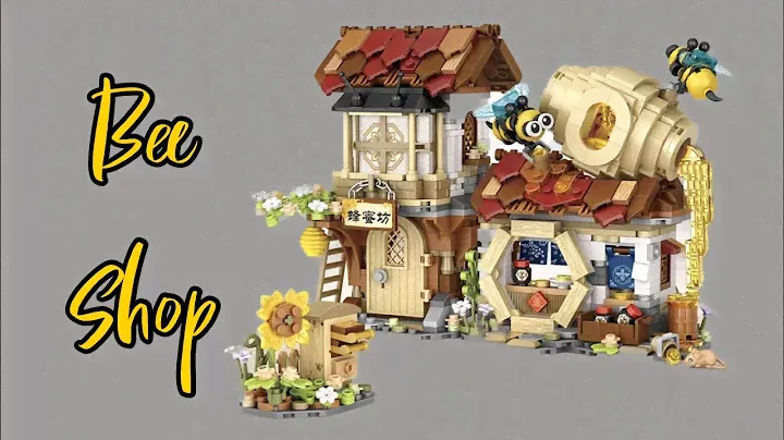 Make a Bee Shop | LOZ New Creative Mini Street View Bee Shop Building Block | Toys are Fun