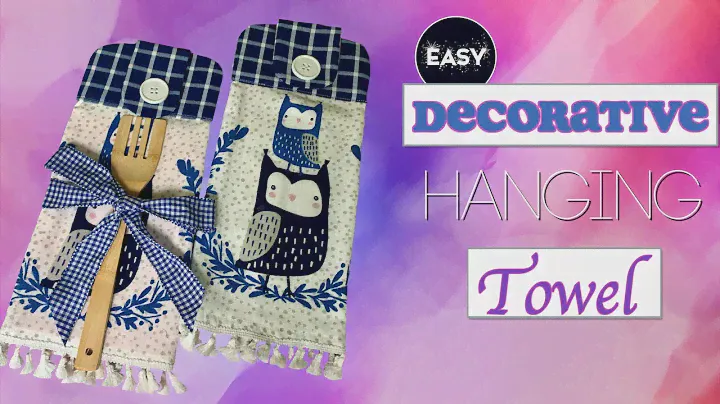 DIY Decorative Kitchen Towels | The Sewing Room Channel