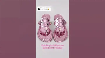 Metallic Pink Miller Sandals just in time for the start of the summer of pink!