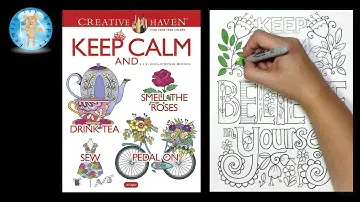 Creative Haven Keep Calm Coloring Book Dover Publications Believe in Yourself -- Family Toy Report
