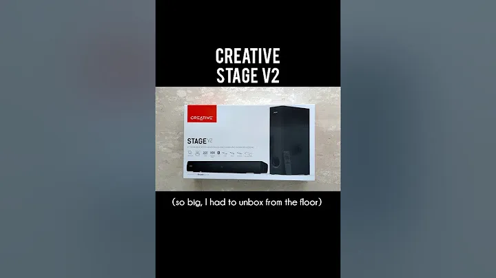 Creative Stage V2 Unboxing