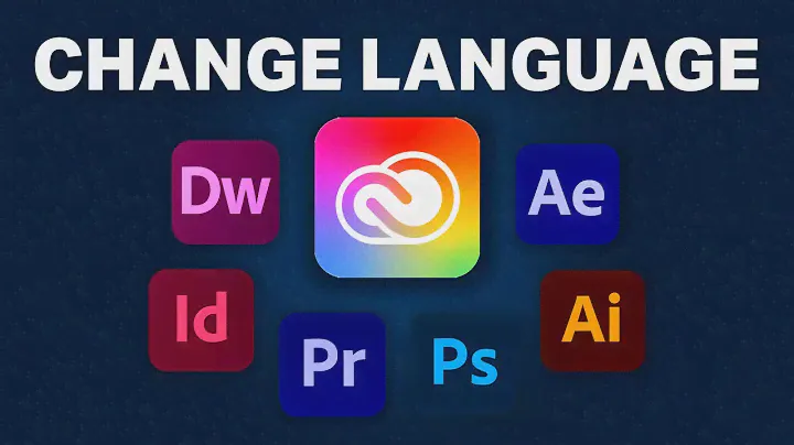 How to Change Language in Adobe Creative Cloud