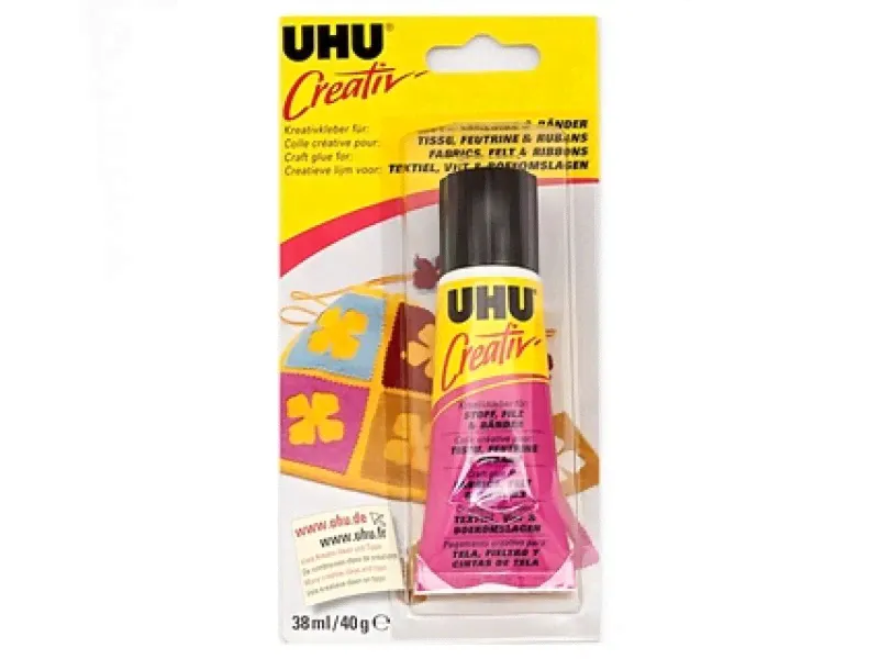 Клей UHU Creative текстильный 38 г-0