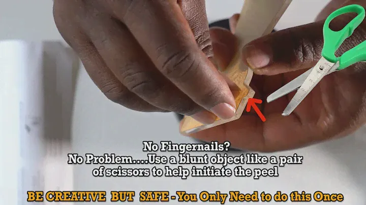 How To Remove the Brown Protective Film from the Plastic Plate