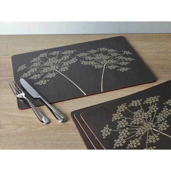 CREATIVE TOPS Silhouette Large Premium Pack Of 4 Placemats-2