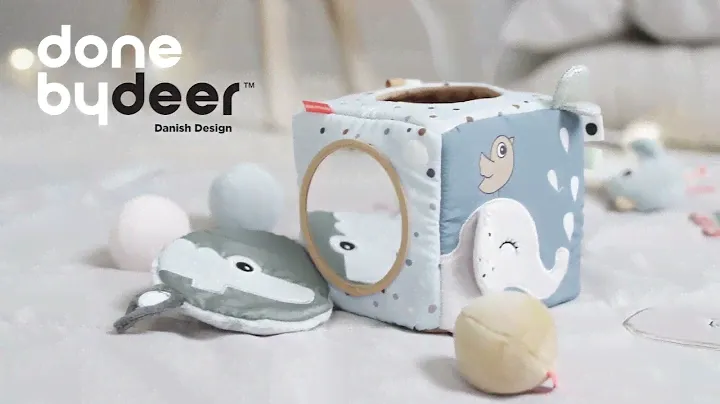 Sensory fun with discovery toy for toddlers - Deer friends discovery cube