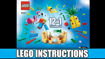 LEGO Instructions: How to Build LEGO Creative Fun 12 in 1 - 40411 (LEGO Gift with Purchase)
