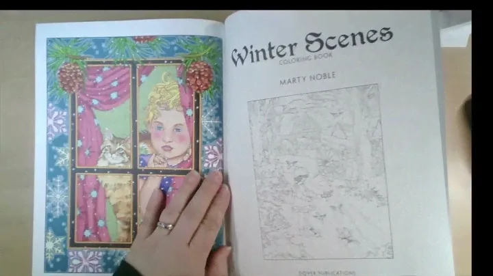 Winter Scenes by Marty Noble/Creative Haven Flip Thru